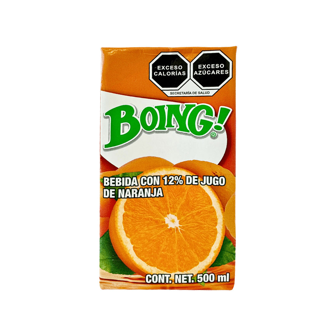 Boing Jugo de Naranja - Orange Juice Box 16oz (500ml)