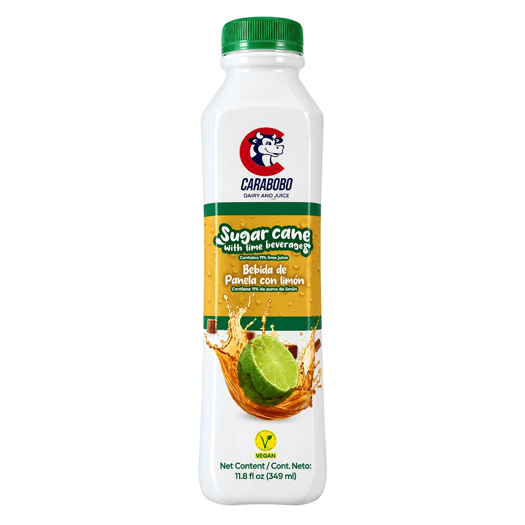 Carabobo Panela con Limón – Sugar Cane with Lime Beverage 349 ml