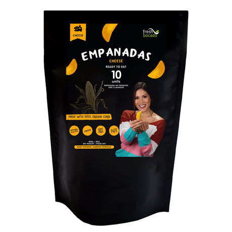 Fresh Bocado Empanada Congelada Prefrita - Pre-Fried Frozen Empanadas 10 Pack