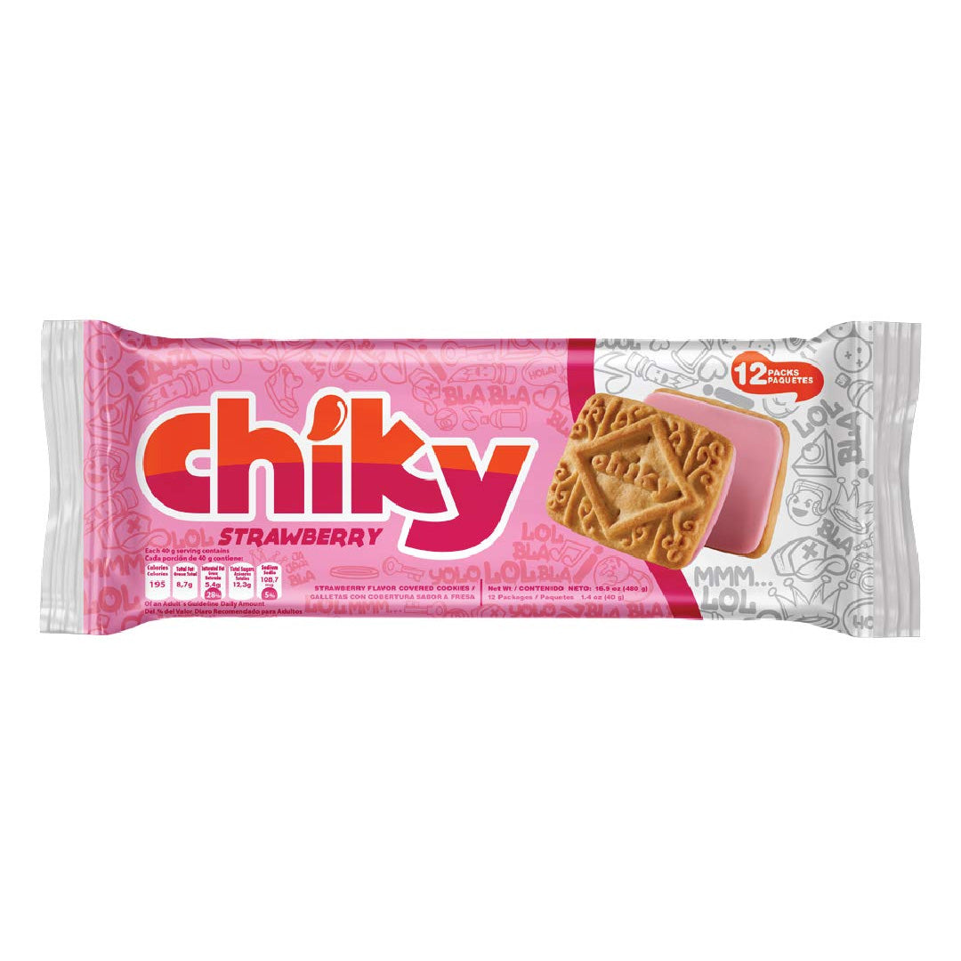 Chiky Galletas de Fresa - Strawberry Cookies 16.9oz