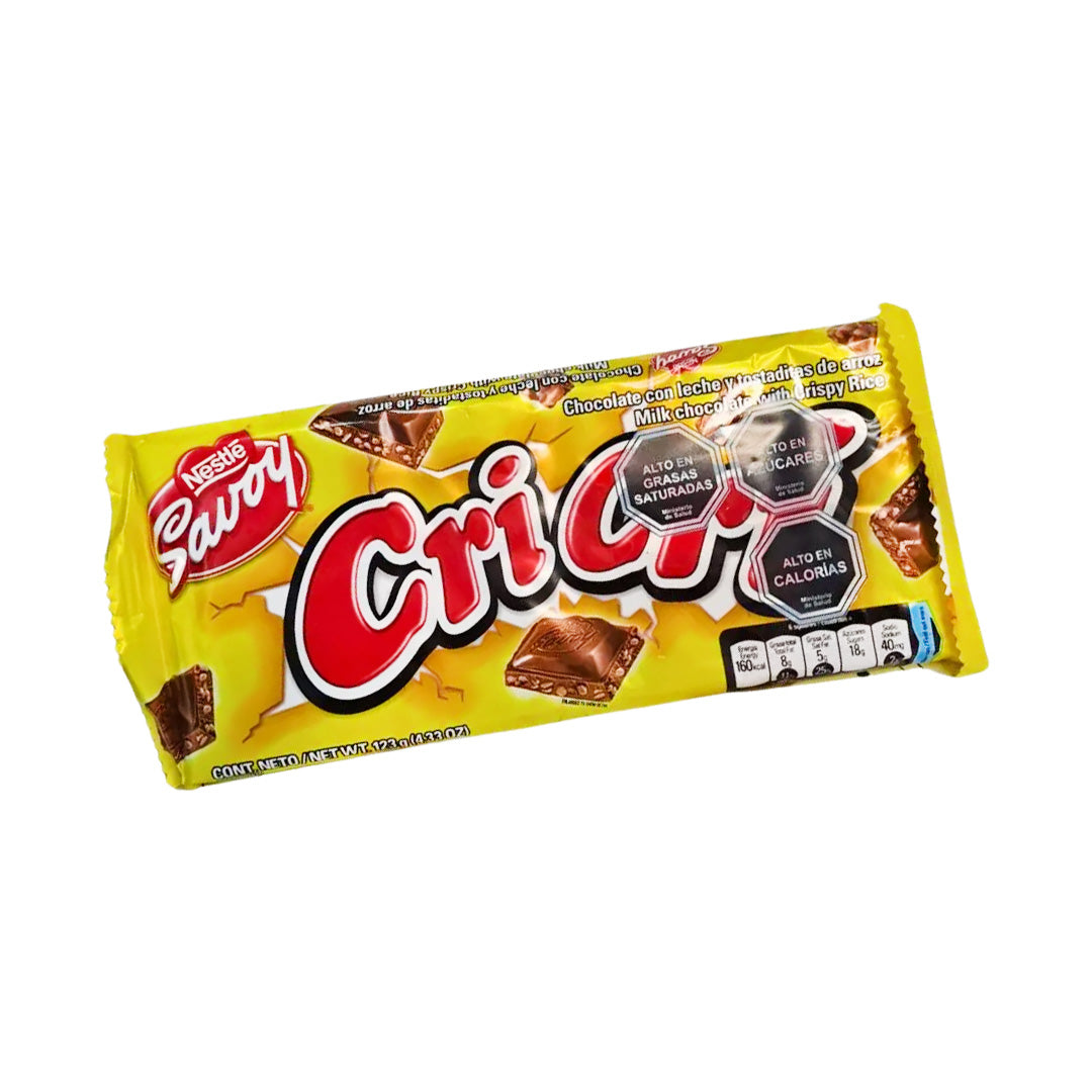 Nestle Savoy Cri Cri - Crunchy Chocolate with Crisped Rice 123g