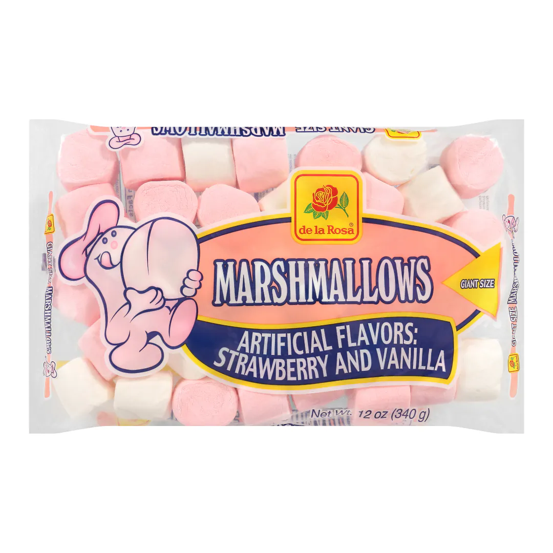 De la Rosa Marshmallows – Strawberry & Vanilla Giant Marshmallows 12oz