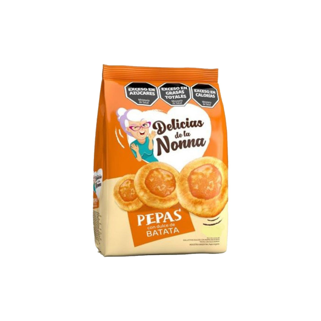 Delicias de la Nonna Pepas de Batata - Cookies with Sweet Potato Jam 180g