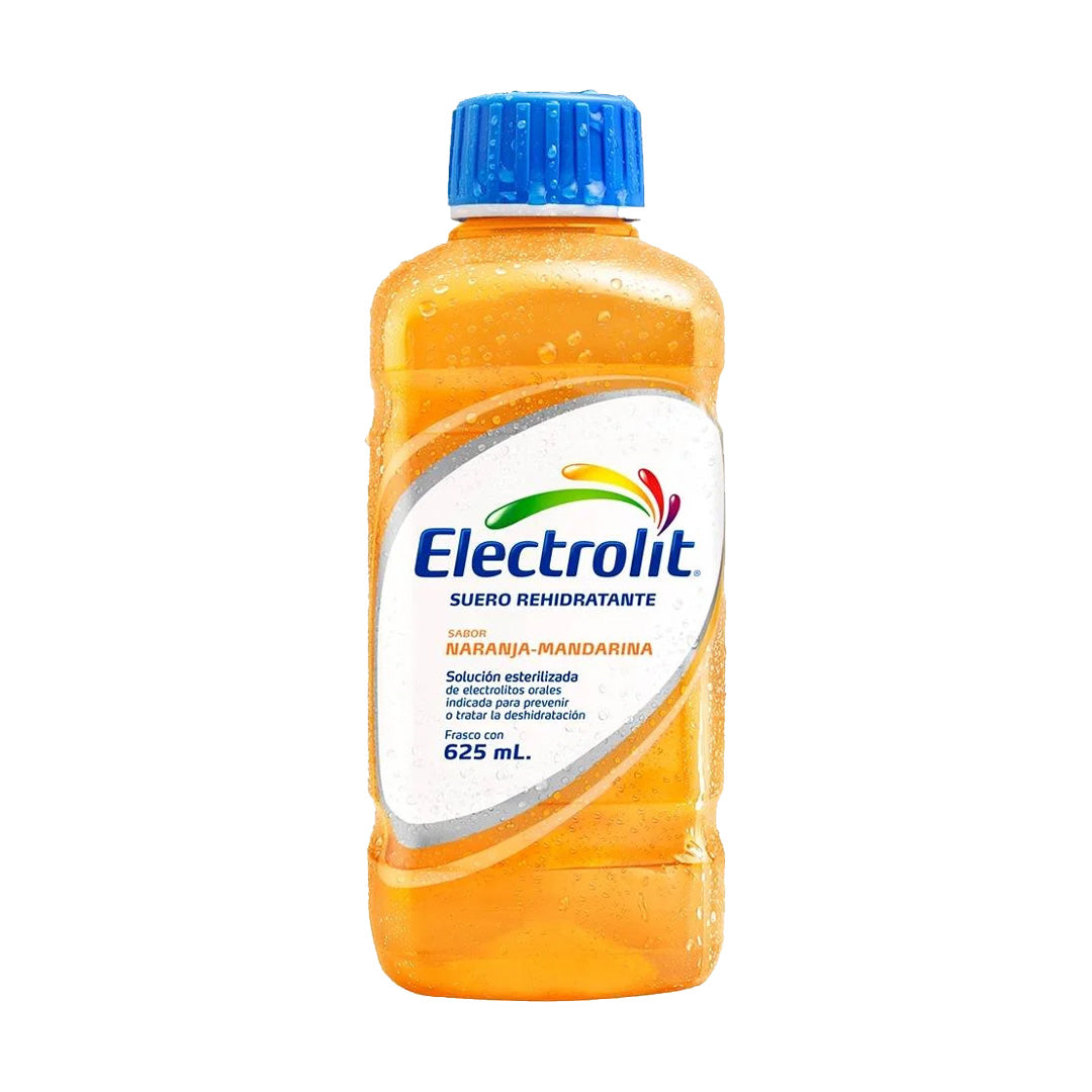 Electrolit Suero Hidratante de Naranja-Mandarina - Hydration Beverage & Recovery Drink w/Electrolytes Orange-Mandarin 625ml