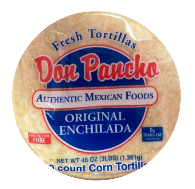 Don Pancho White Original Enchilada Corn Tortilla 6" 1.3kg