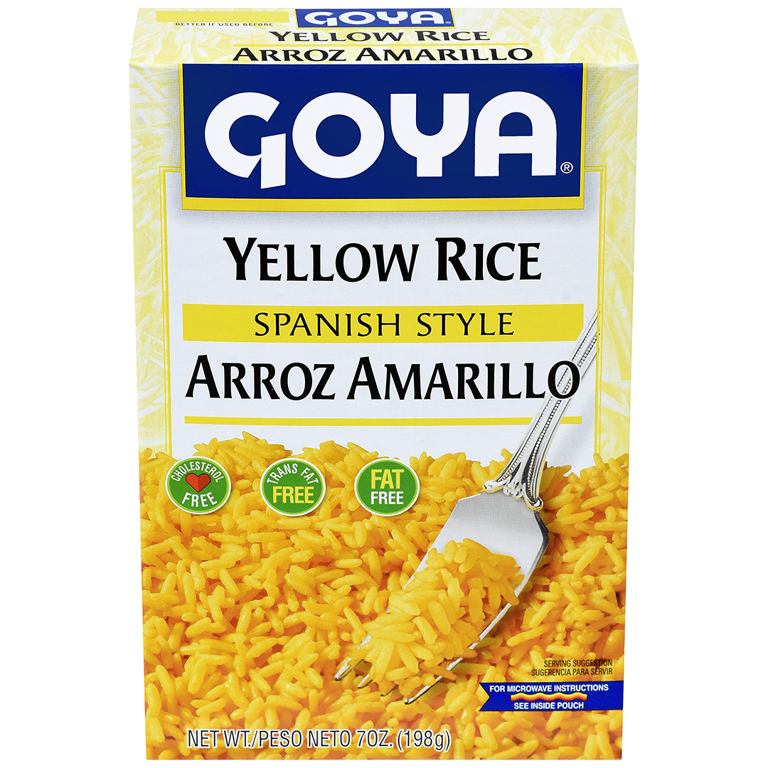 Goya Yellow Rice - Arroz Amarillo 7oz