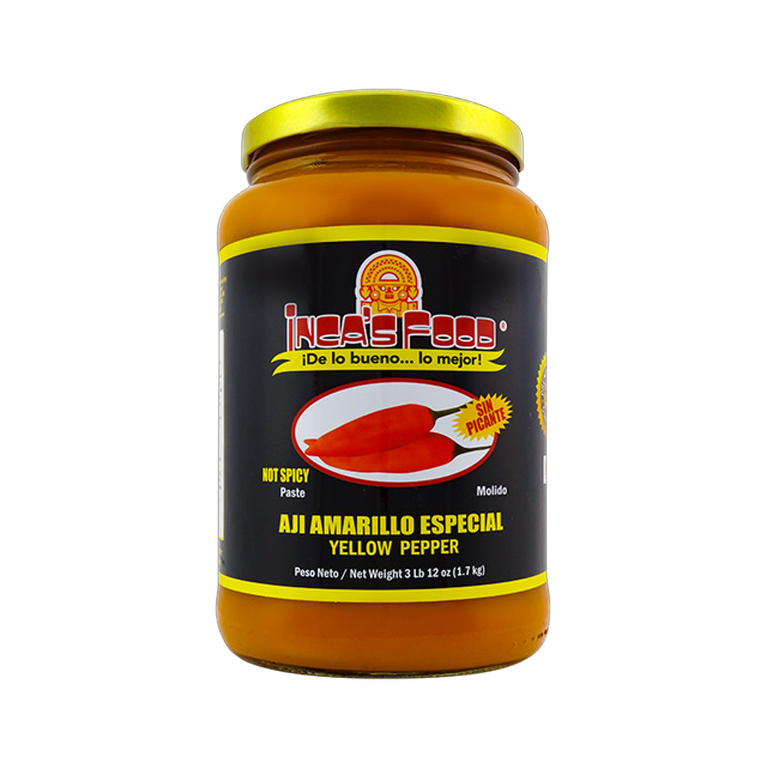 Inca's Food Aji Amarillo Sin Picante - Non-Spicy Yellow Pepper Paste 1.7kg