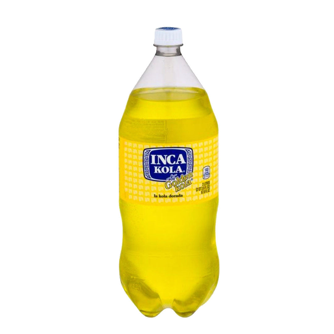 Inca Kola Golden Kola Peruvian Fruit Flavoured Soft Drink 2L