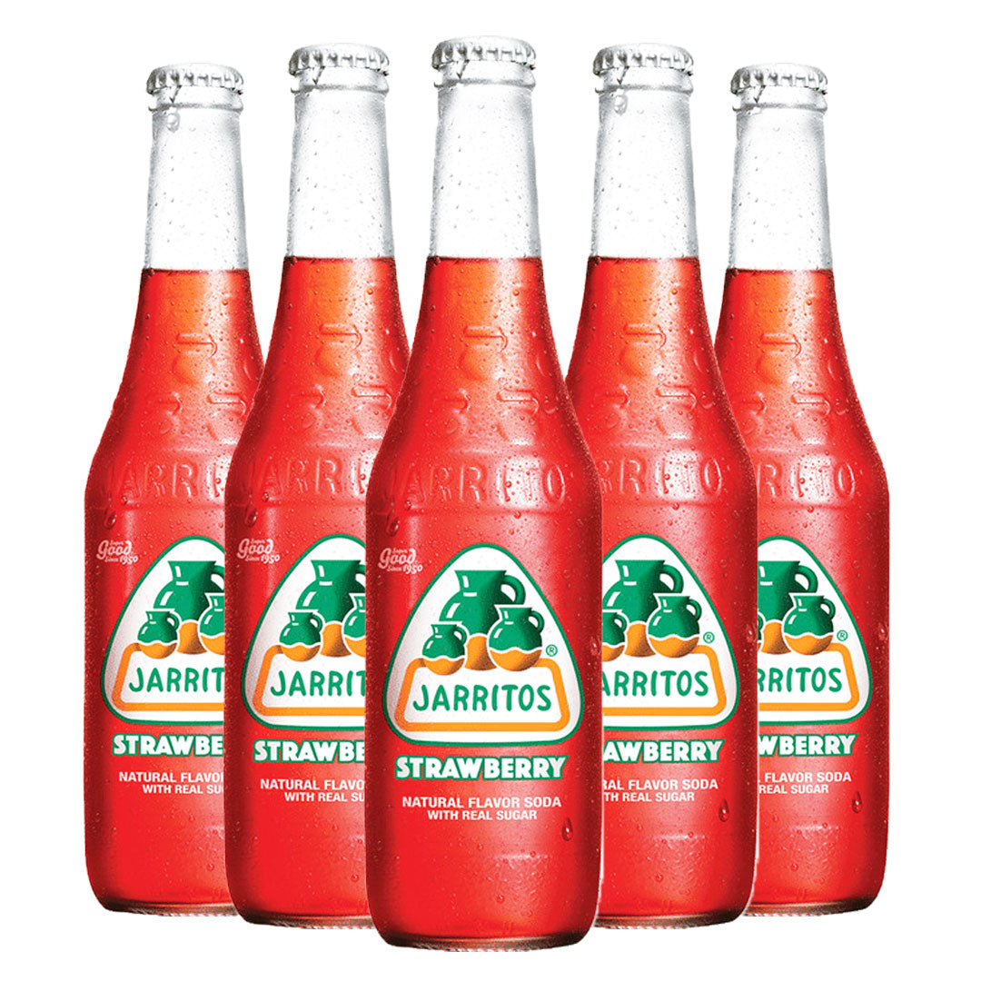 Jarritos Sabor Fresa - Strawberry Soft Drink 12.5oz