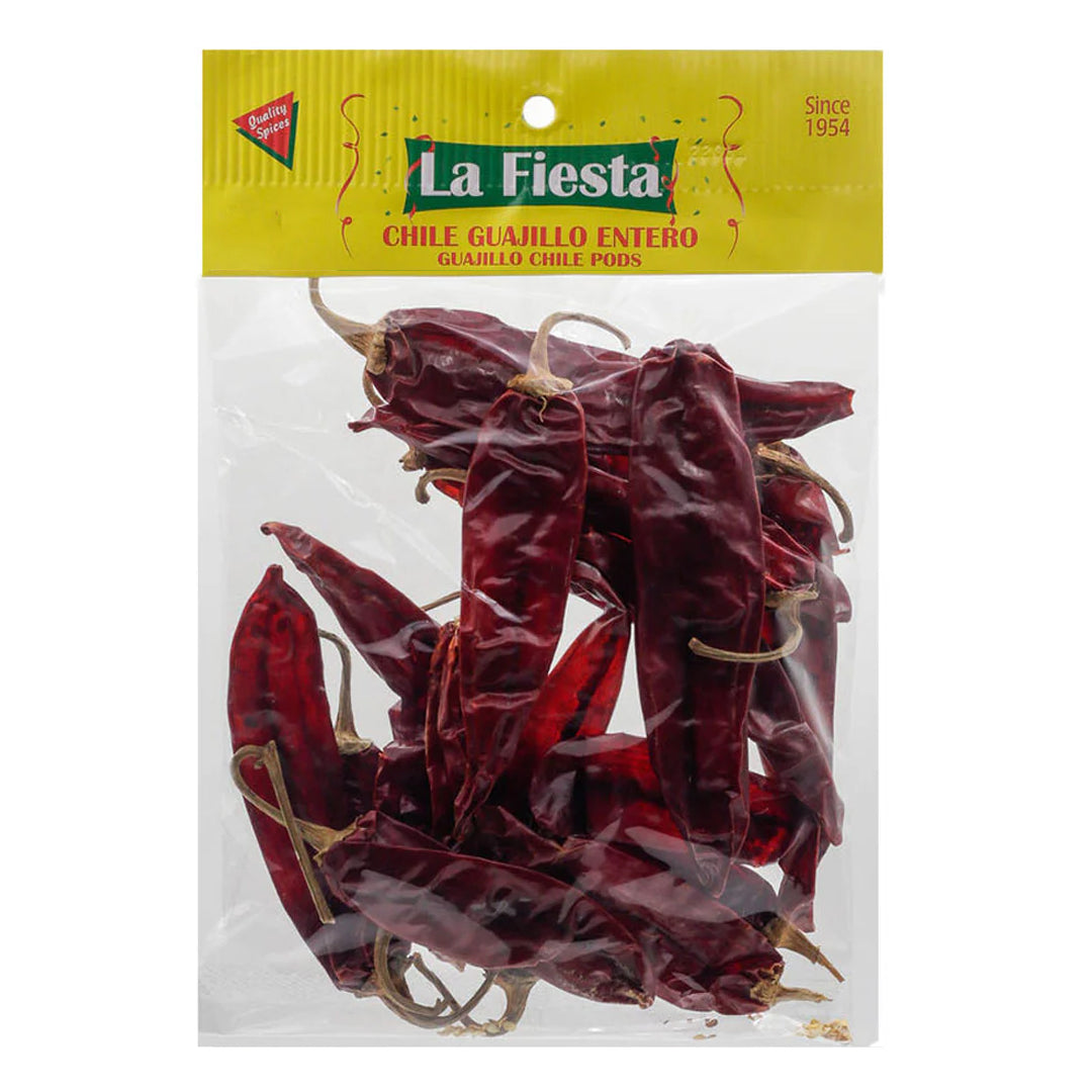 La Fiesta Chile Guajillo Entero - Whole Guajillo Chile 169g