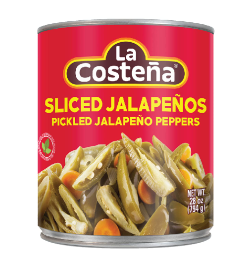 La Costeña Green Pickled Sliced Jalapeño 28oz (794g)