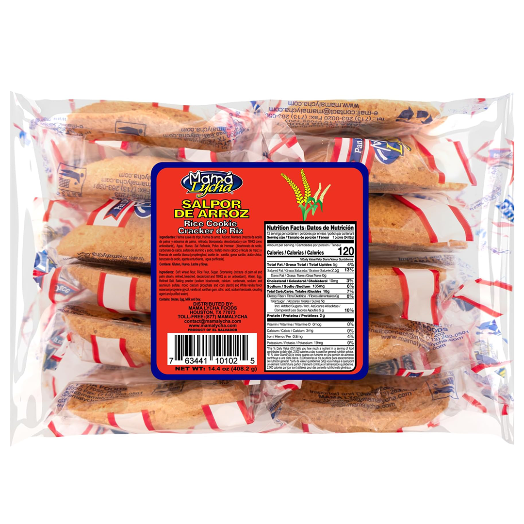 Mamá Lycha Salpor de Arroz – Rice Cookie Cracker 408.2g