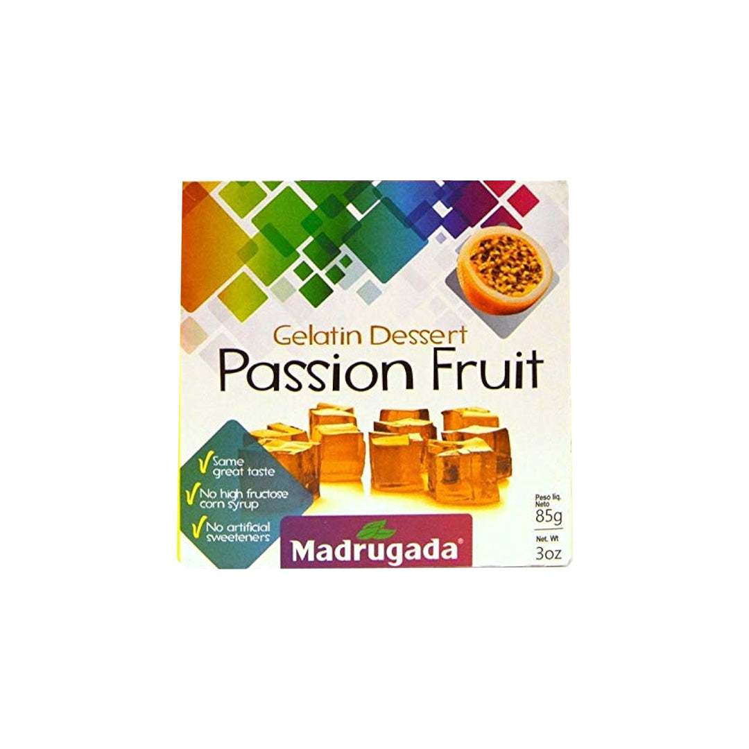 Madrugada Gelatina de Maracuya - Passion Fruit Gelatin Dessert 85g