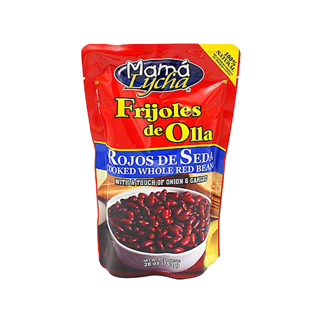 Mama Lycha Frijoles de Olla Rojos de Seda Enteros - Whole Red Seda Beans 28oz