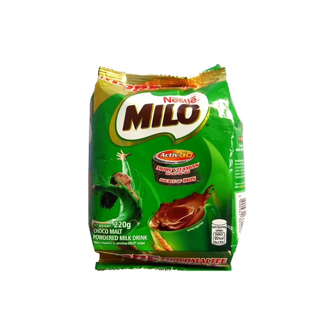 Nestle Milo ActivGO - Dry Drink Chocolate Mix 220g