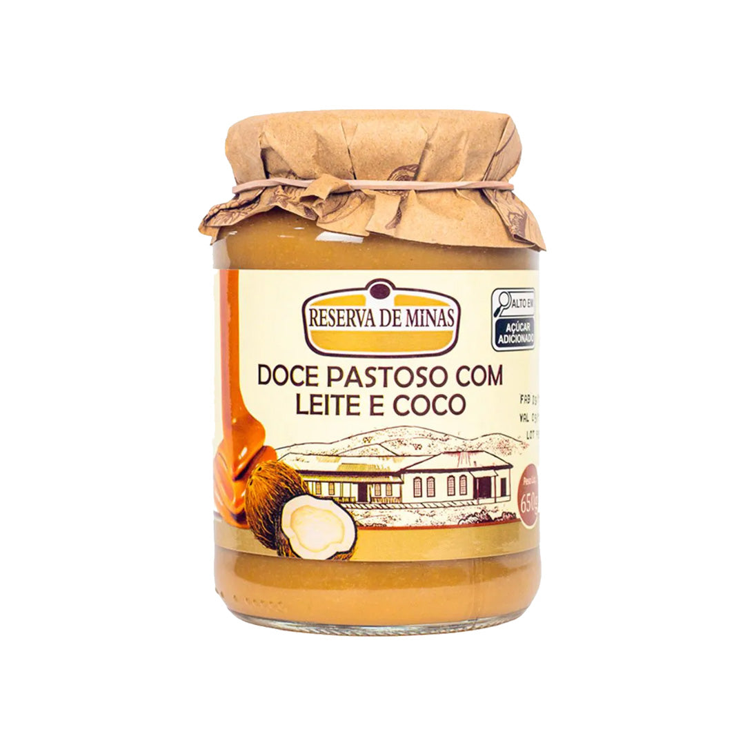 Reserva de Minas Doce de Leite com Coco - Dulce de Leche with Coconut 650g