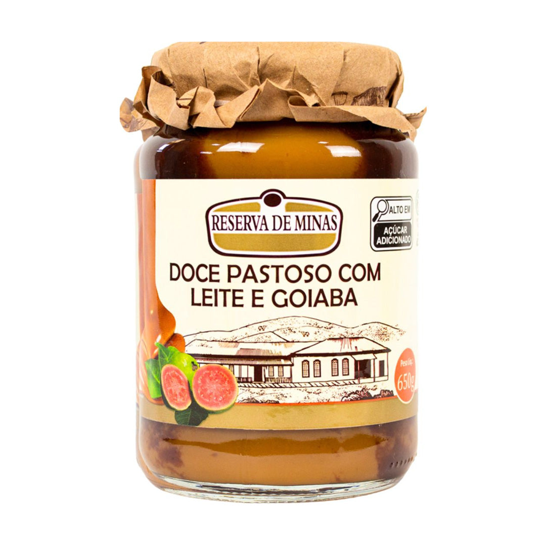 Reserva de Minas Doce de Leite com Geleia de Goiaba - Dulce de Leche with Guava 650g