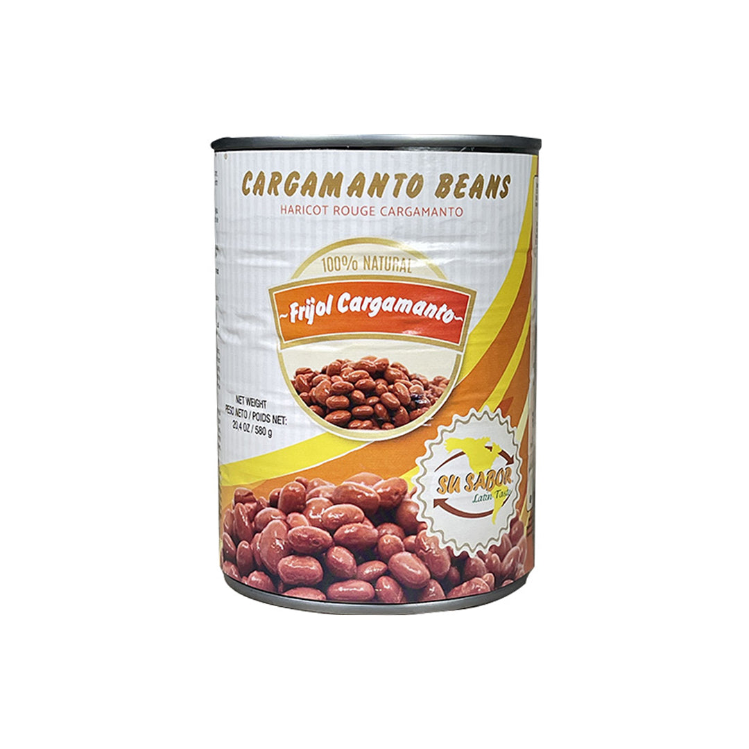 Su Sabor Frijol Cargamanto Rojo en lata - Canned Cranberry Beans 20.4oz (580g)