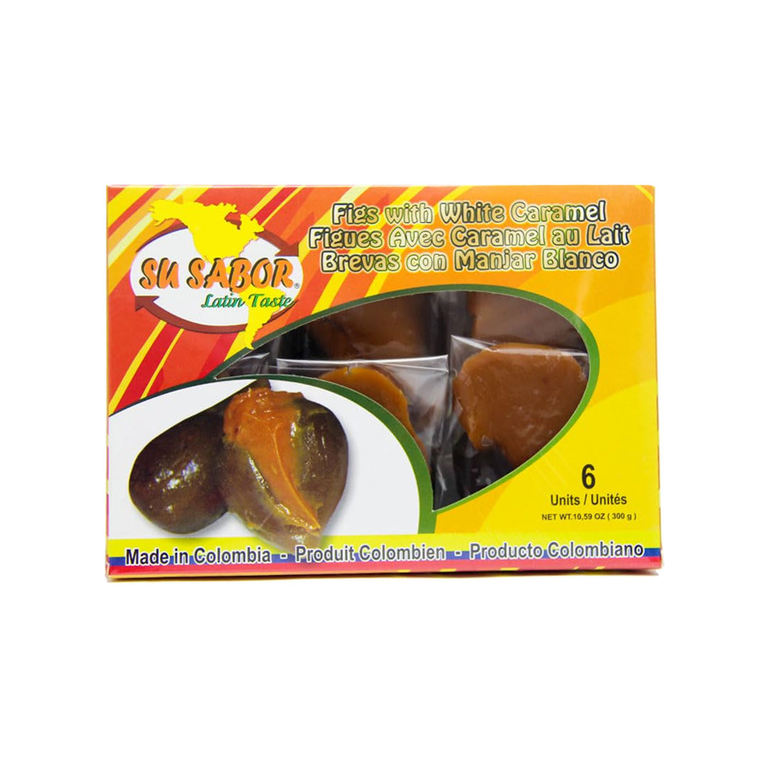 Su Sabor Brevas con Manjar Blanco - Figs with White Caramel 6 Pack