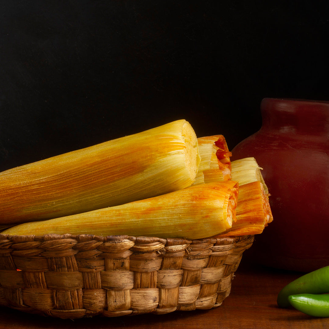 Fresh bocado Tamales de Pollo - Chicken Green Tamales 6 Pack