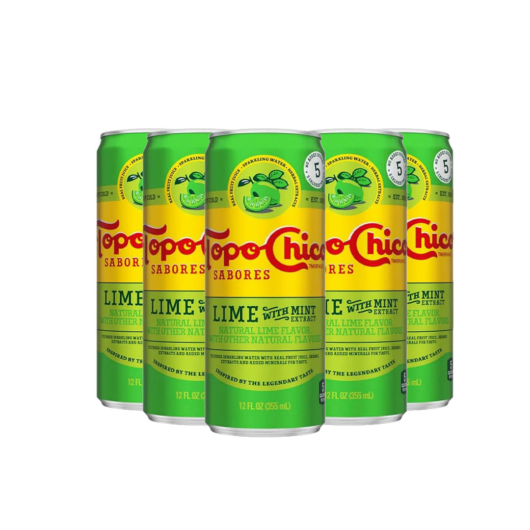 Topo Chico Lime with Mint Mineral Water 12oz