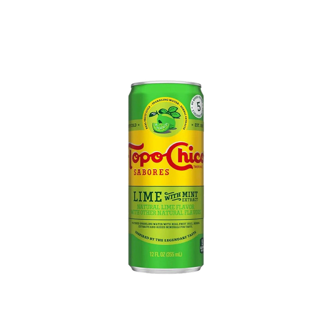 Topo Chico Lime with Mint Mineral Water 12oz