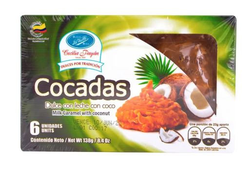 Dulces Del Valle Dulce Cocadas - Caramel with Coconut 138g