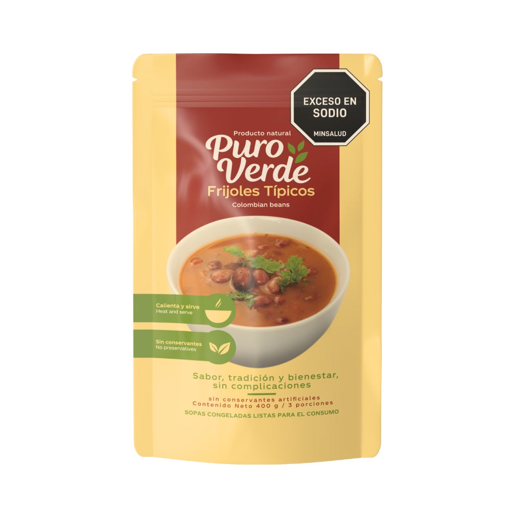 Puro Verde Sopa Frijoles Tipicos - Colombian Beans 400g