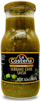 La Costeña Salsa Chile Serrano 16oz (475g)
