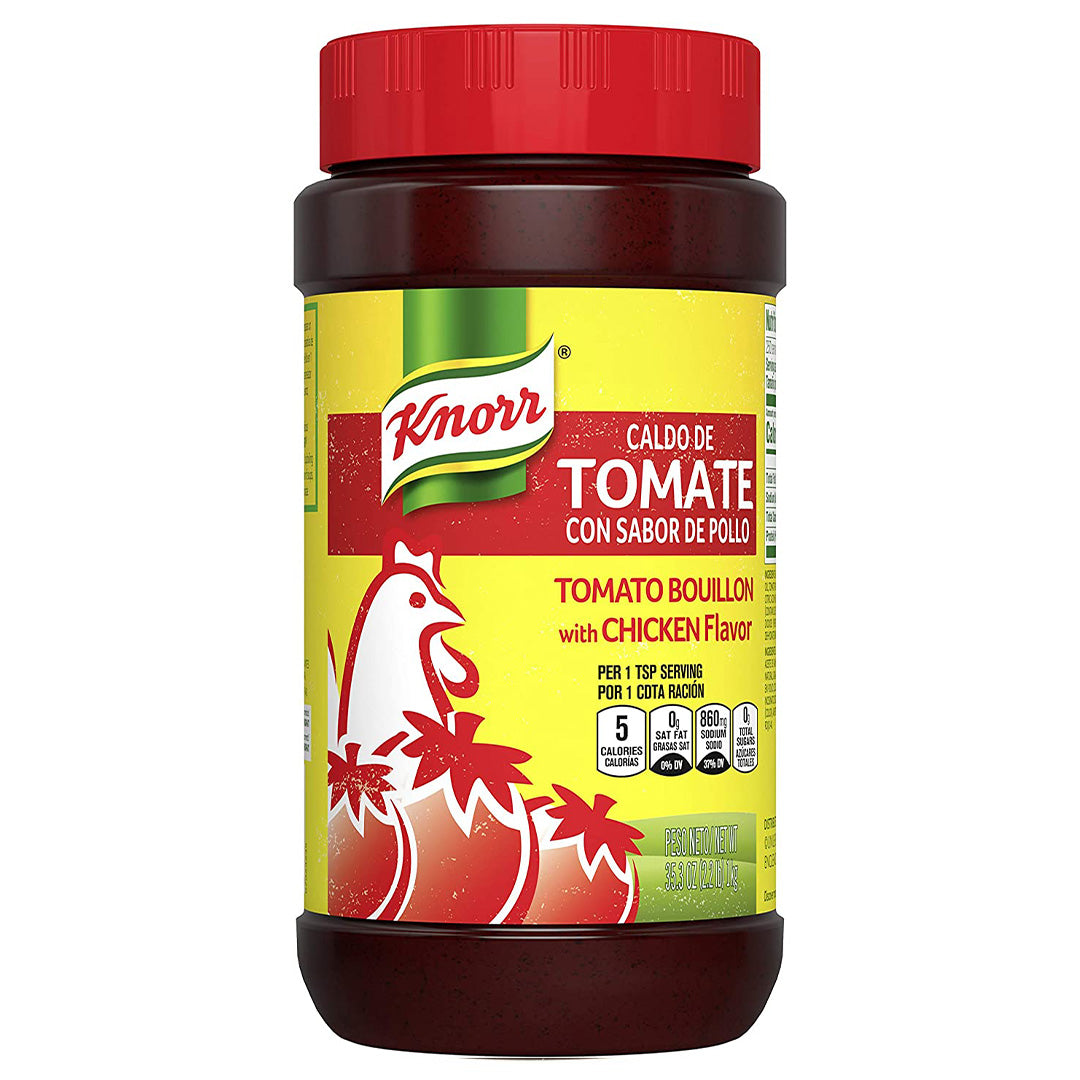 Knorr Caldo de Tomate Con Sabor de Pollo Tomato Bouillon with Chicke