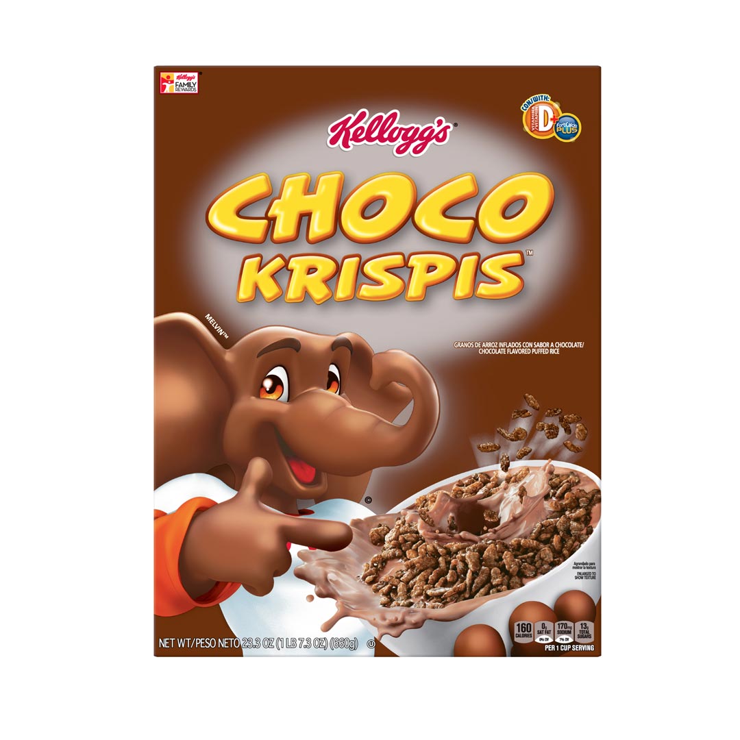 Kellogg's Choco Krispis Cereal - Breakfast Chocolate Cereal 540g