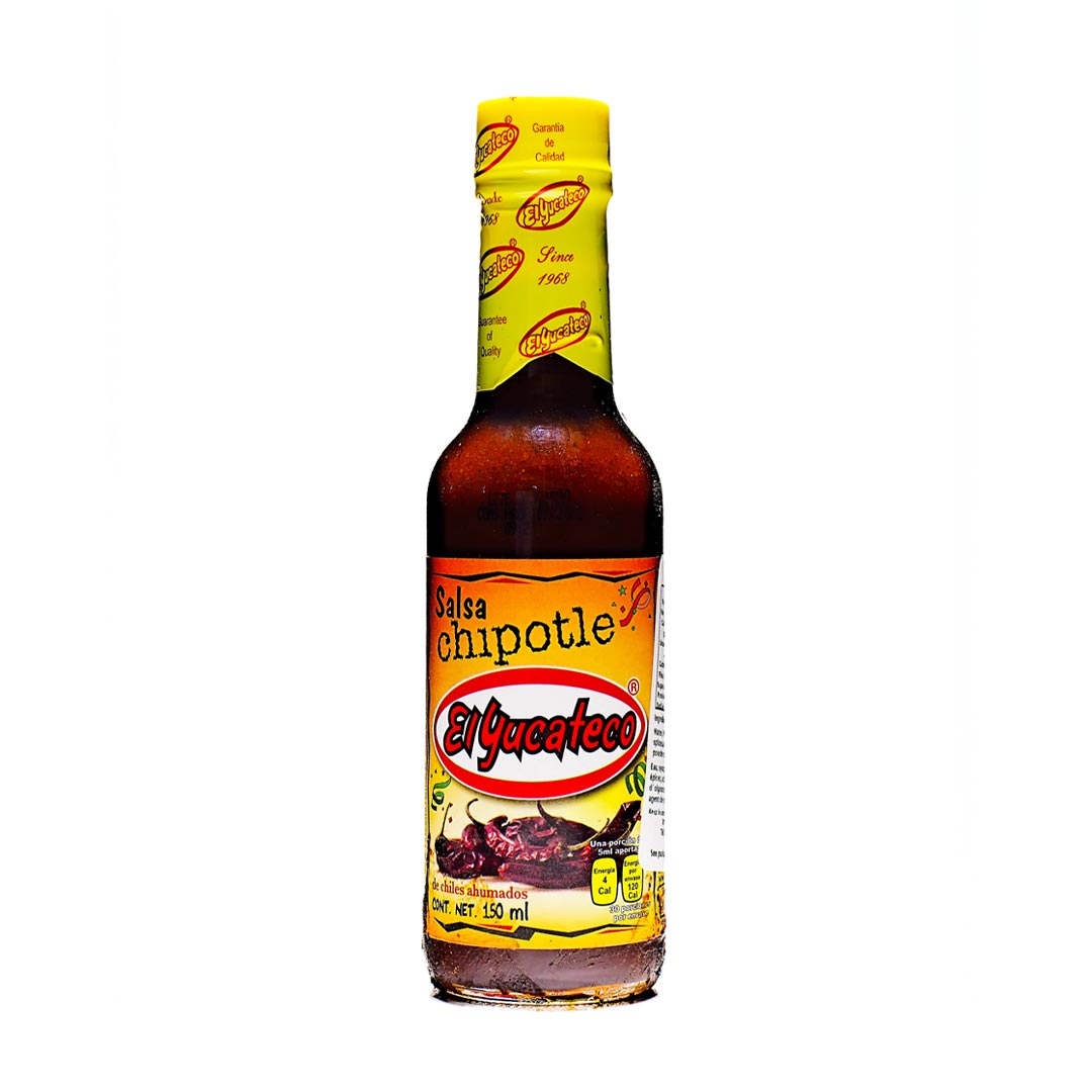 El Yucateco Salsa Chipotle - Chipotle Hot Sauce 4oz
