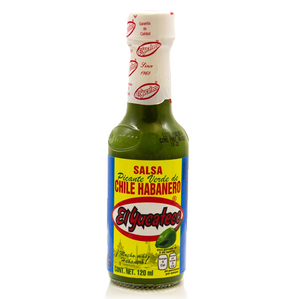 El Yucateco Salsa Verde - Green Habanero Hot Sauce 4oz (120ml)