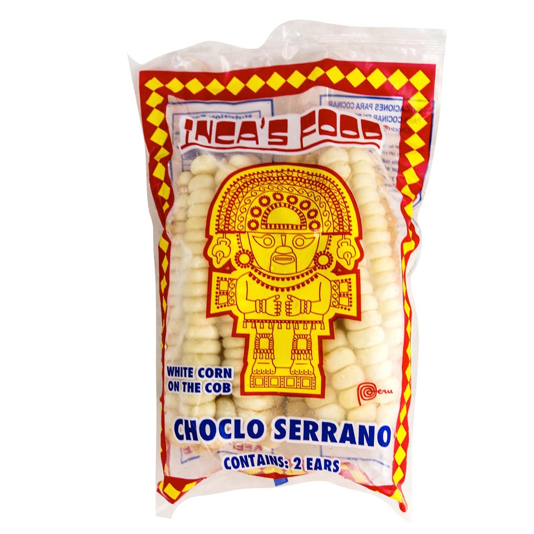 Inca's Food Choclo Entero Congelado - Frozen Whole Corn 15oz