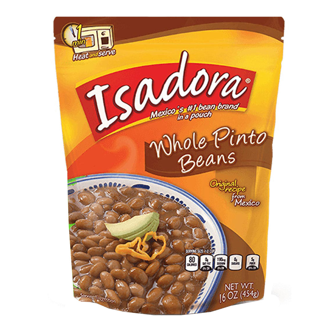 Isadora Beans Frijoles Pintos Enteros  - Whole Pinto Beans 16oz