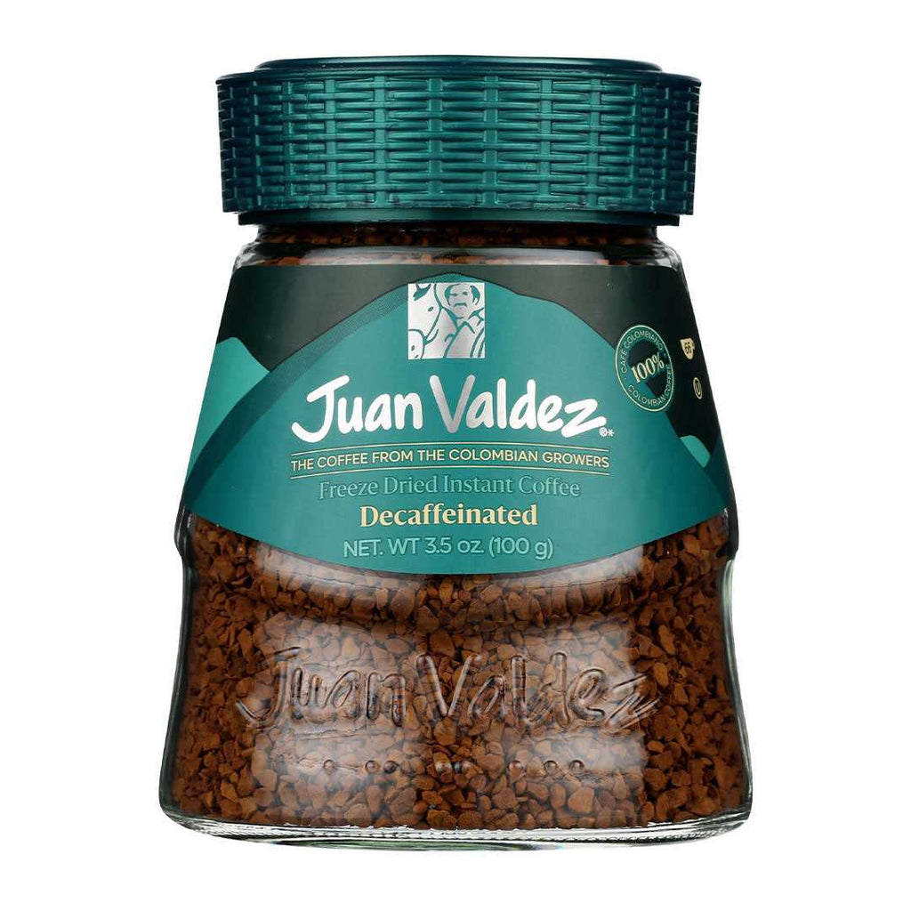 Decaffeinated instant Juan Valdez coffee