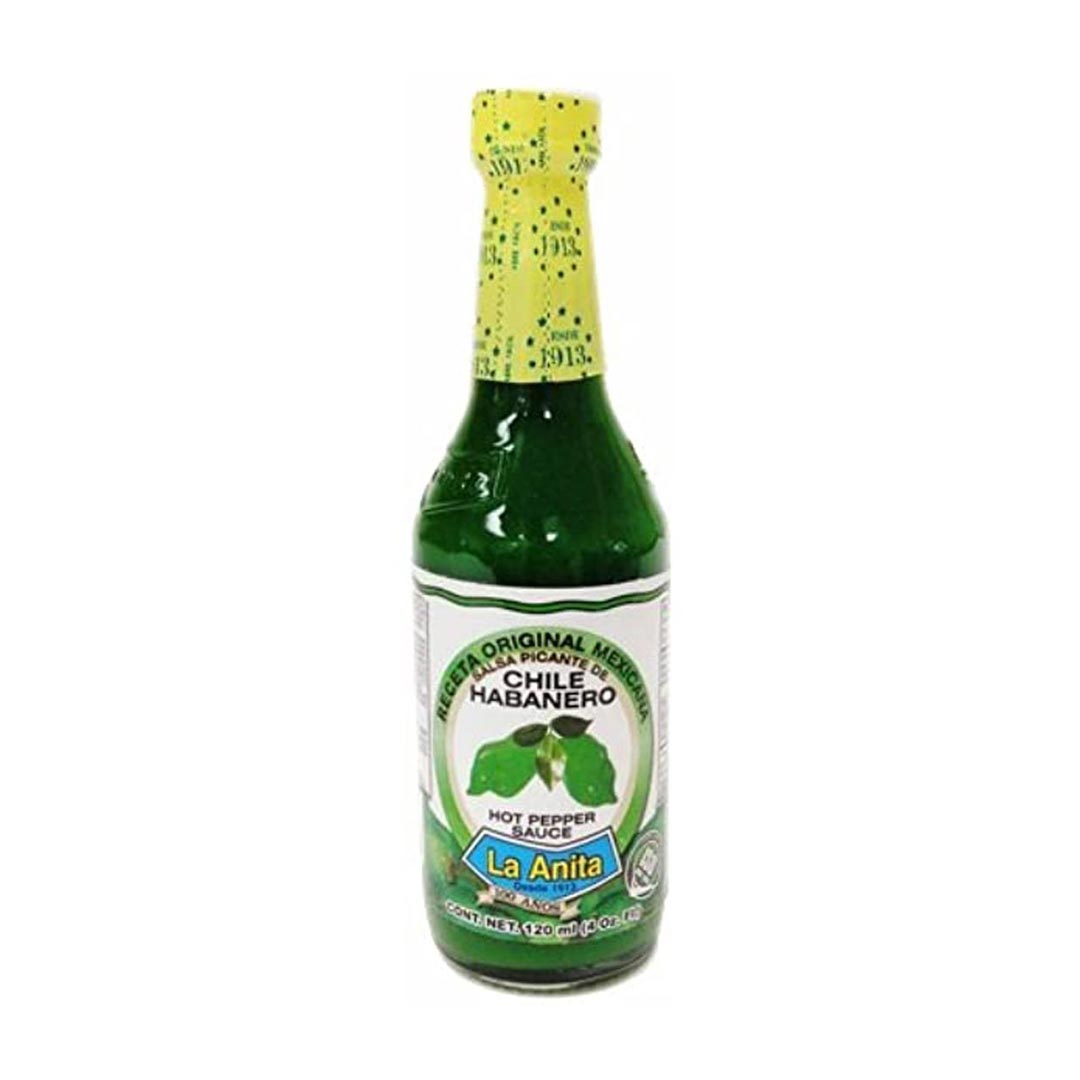 La Anita Salsa Habanero Verde - Green Habanero Salsa 4oz (120ml)