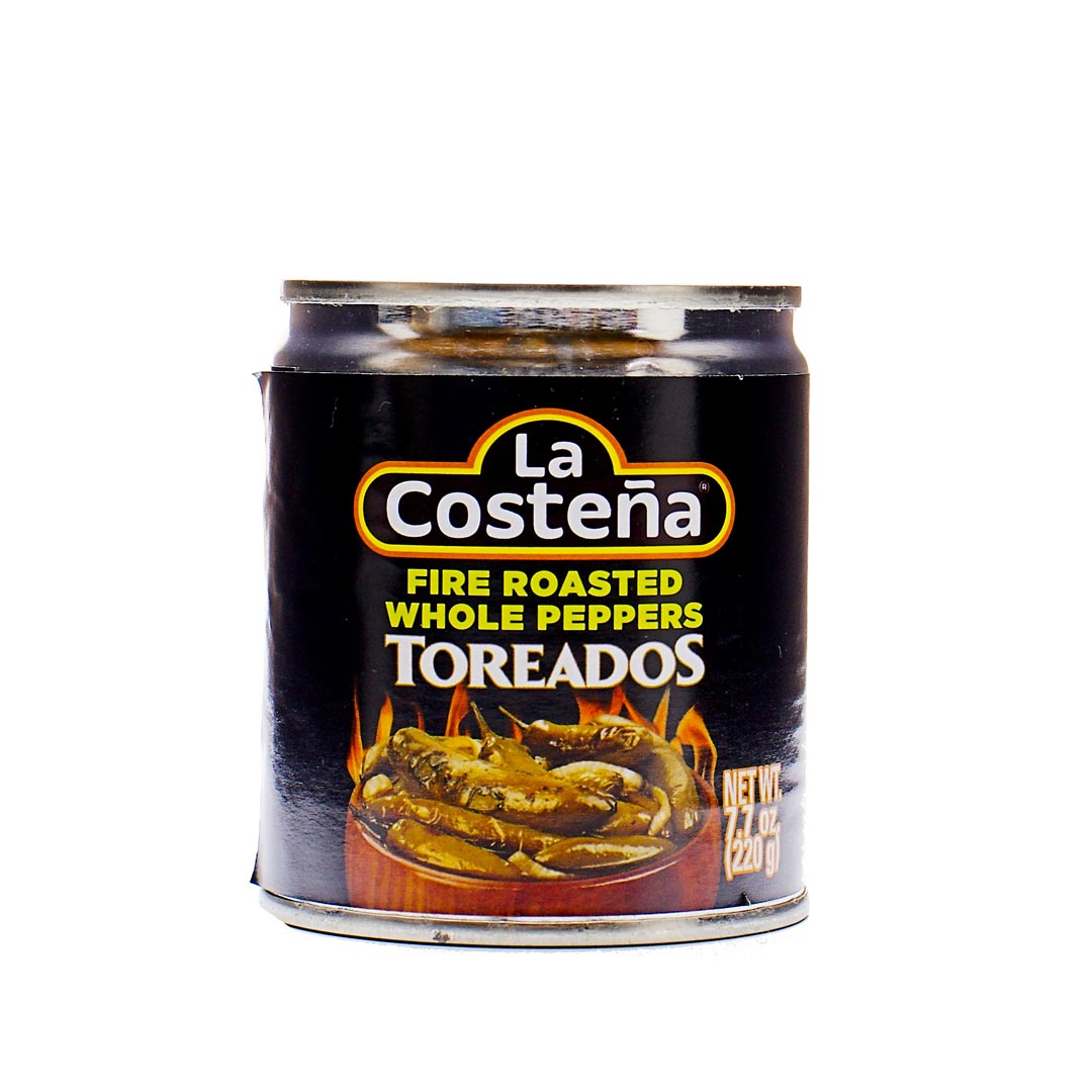 La Costeña Chiles Toreados - Fire Roasted Whole Peppers 7.7oz (220g)