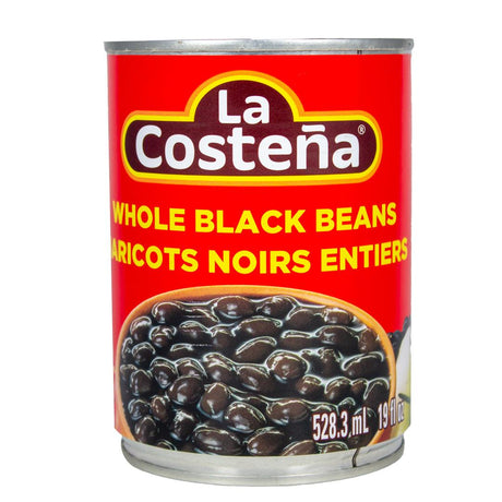 La Costeña Frijoles Negros Enteros - Whole Black Beans 19oz - Unimarket