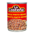La Costeña Frijoles Pintos Enteros - Whole Pinto Beans 19oz - Unimarket