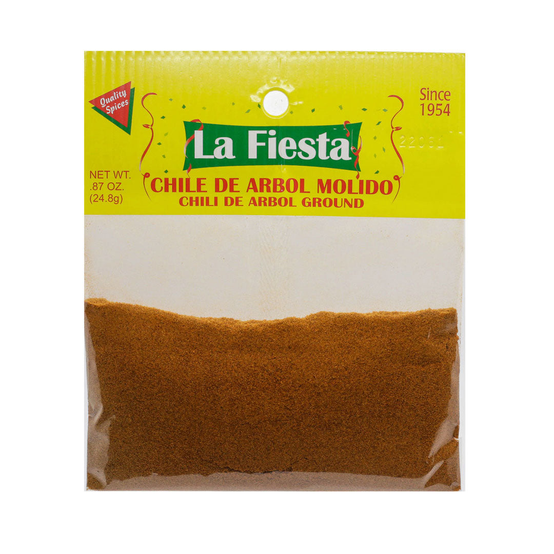 La Fiesta Chile de Arbol Molido - Ground Rat's Tail Chile 24g