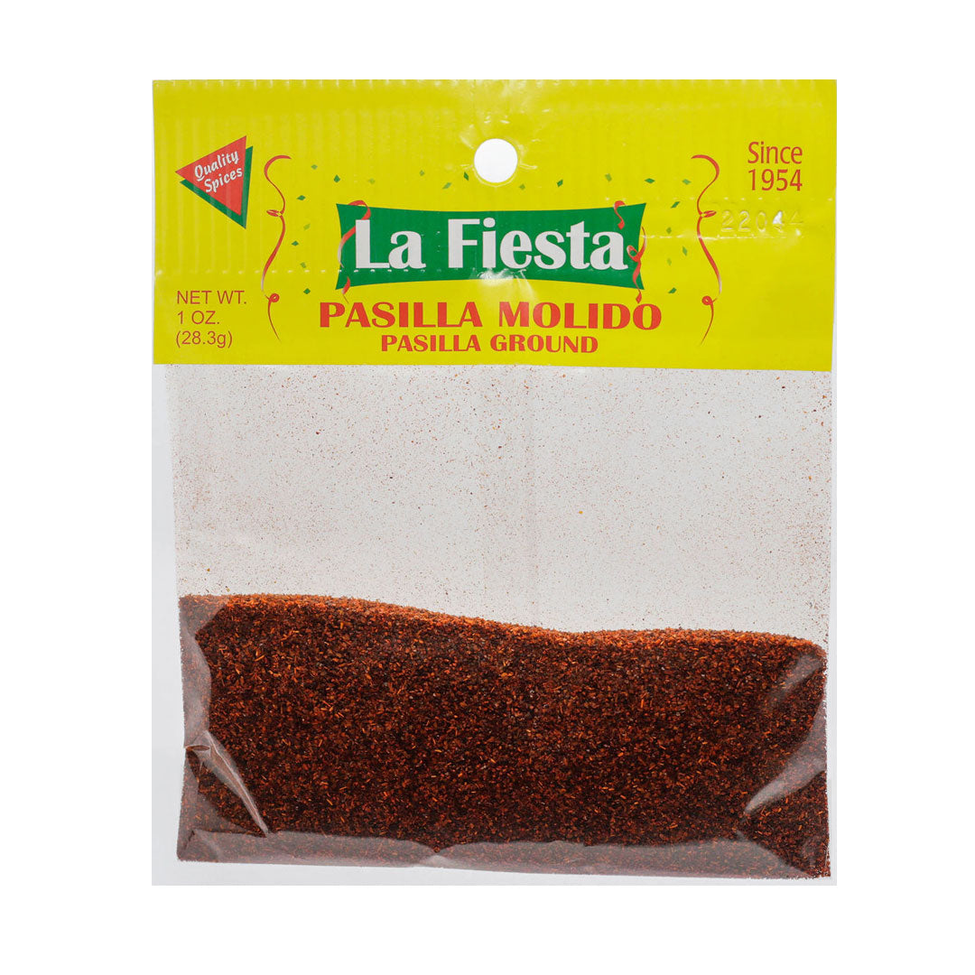 La Fiesta Chile Pasilla Molido - Ground Pasilla Pepper 28g