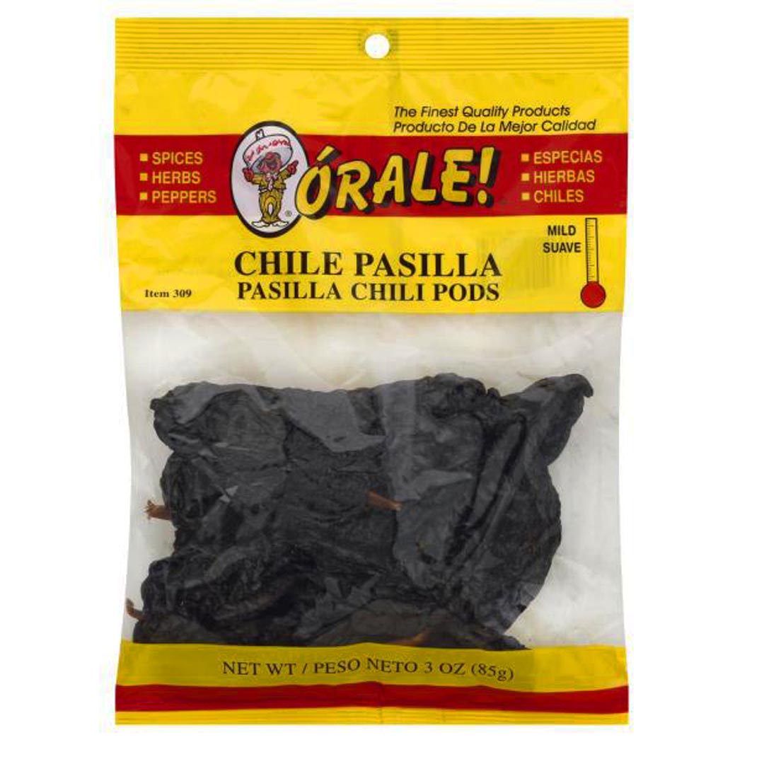 Órale Chile Pasilla Seco - Dried Pasilla Chili Pods 3oz (85g)