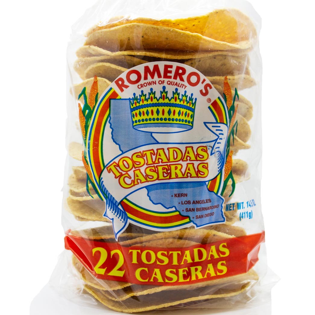 Romero's Tostadas Caseras 22ct 411g