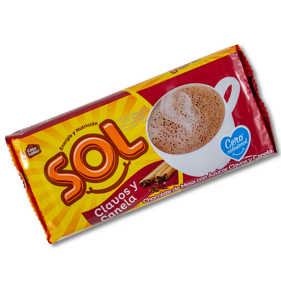 Sol Chocolate Clavos Y Canela - Sweet Chocolate With Cinnamon