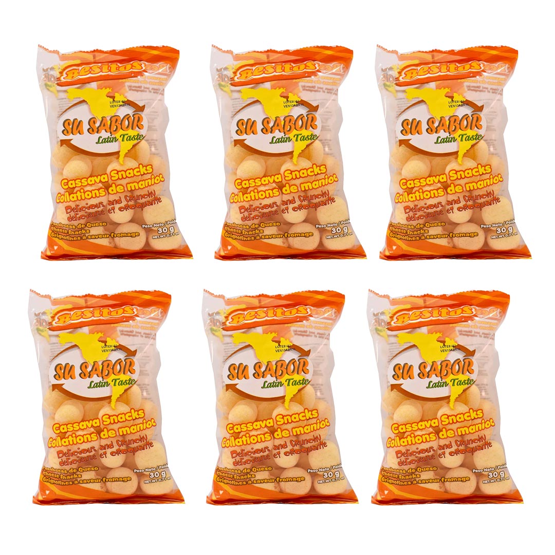 Su Sabor Besitos Pasabocas de Queso -  Cassava Cheese Snacks