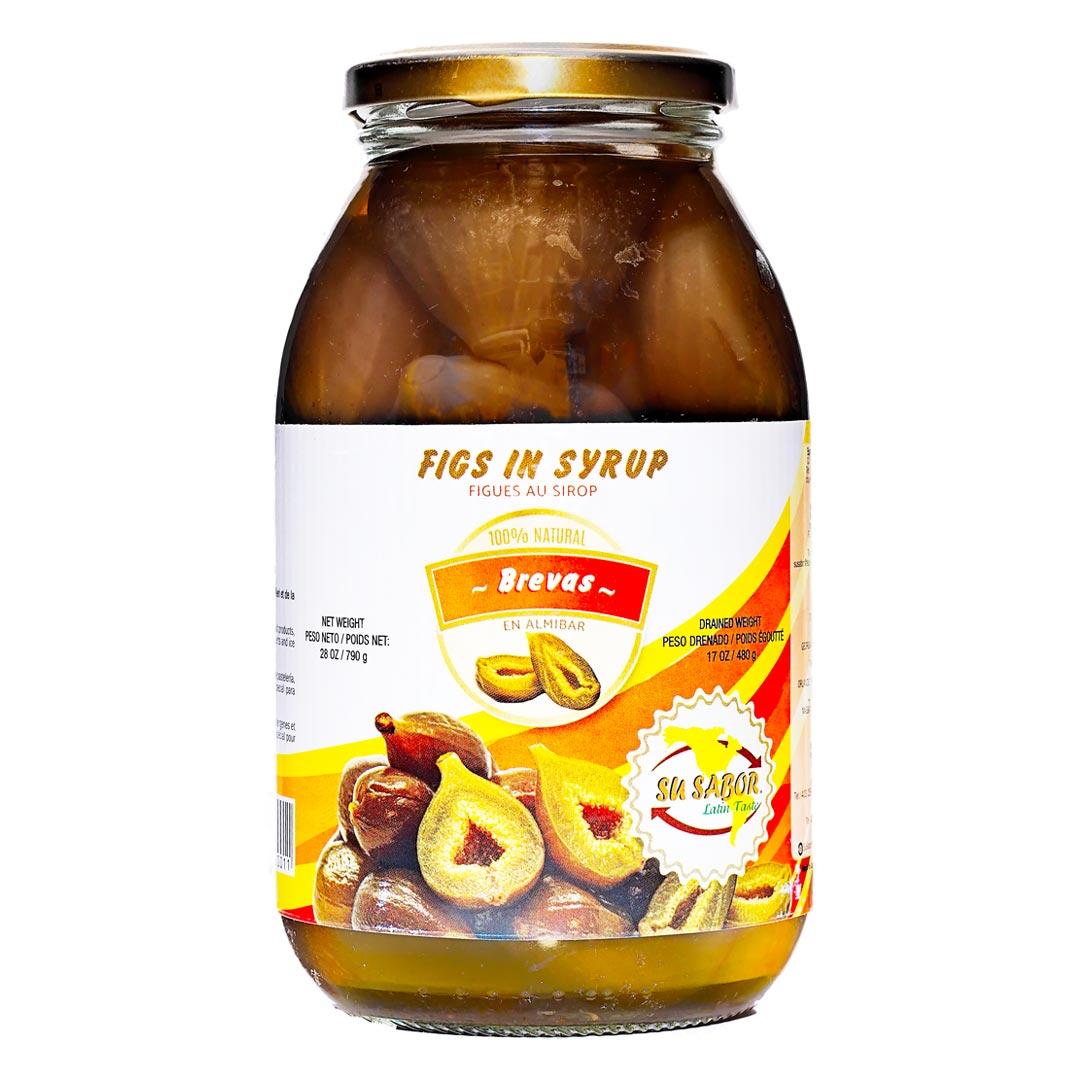 Su Sabor Brevas en Almibar - Figs in Syrup-28oz (790g)