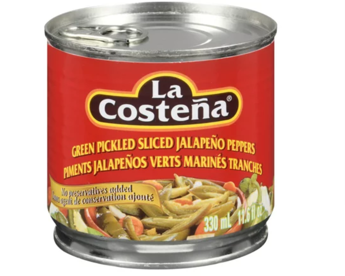 La Costeña Green Pickled Sliced Jalapeño 11.6oz (330g)