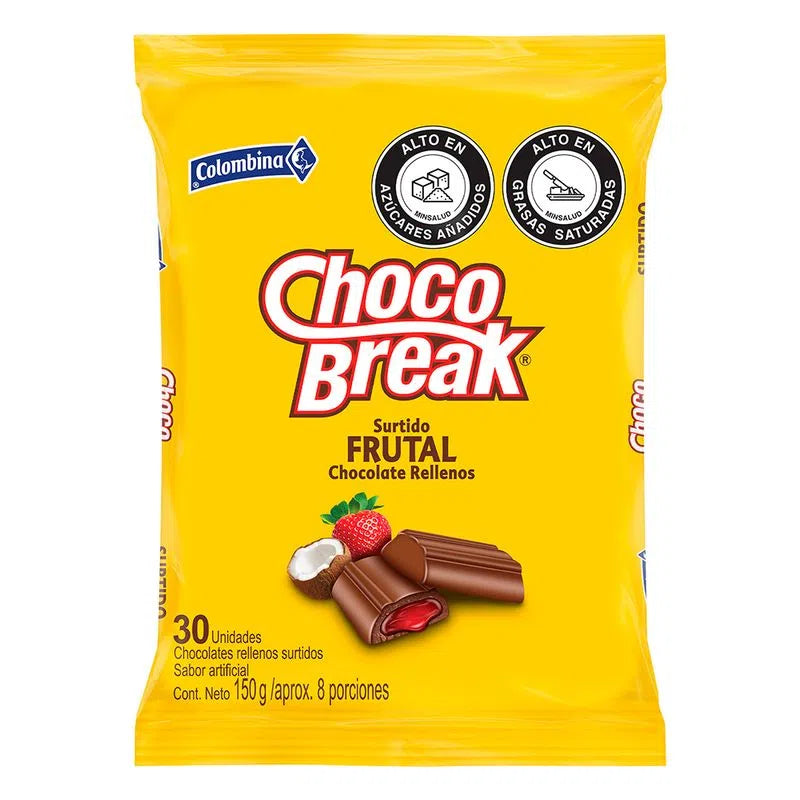 Colombina Choco Break Assorted - Chocolate Candy 150g