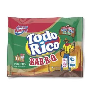 Super Ricas - Todo Rico BBQ Chips 6 pack 270g